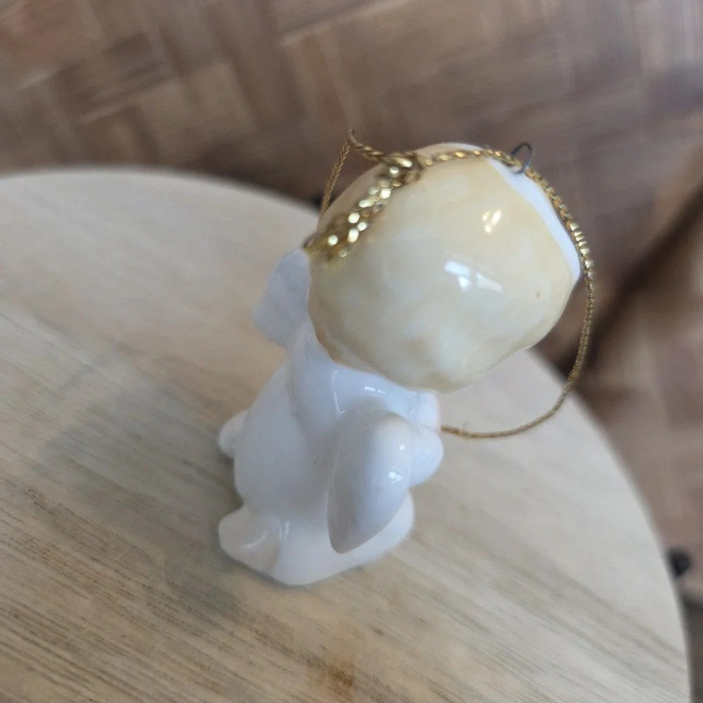 Christmas‎ Angel Mini Figurine Christmas Tree Ornament Vintage 2.5